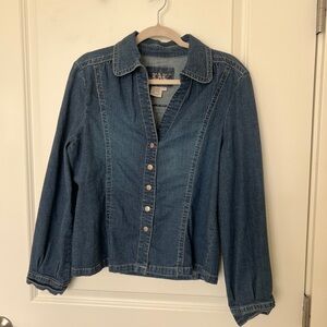 Western Denim Button Down Shirt